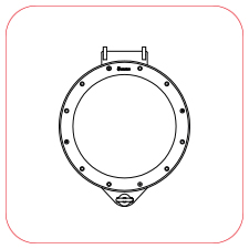 Round fixed porthole, medium heavy series