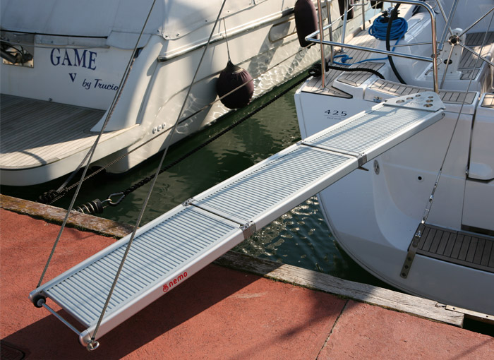 Passerella pieghevole in Alluminio per Barca a Vela Nemo - 2 metri