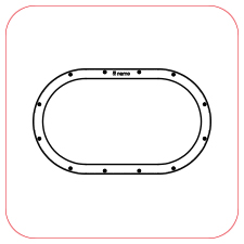Oval Fixed Porthole